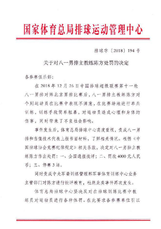 ！天津女排主帅曾受处分网友：不适合国家队long8唯一中国网站训练粗暴！体罚队员(图2)